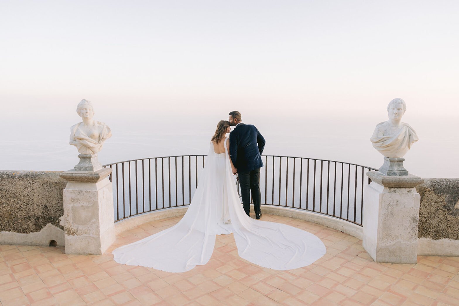 Wedding videographer Lake Como filming a luxury lakeside wedding