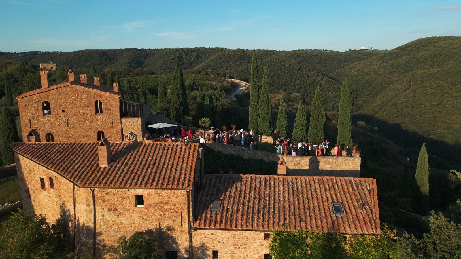 Castello di Vicarello wedding film, Tuscany - Anna and Chani